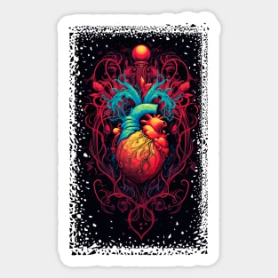 Decorative heart Sticker